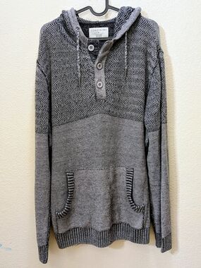 Coastaoro Dessau Men's Gray Hoodie Sweater Size XL